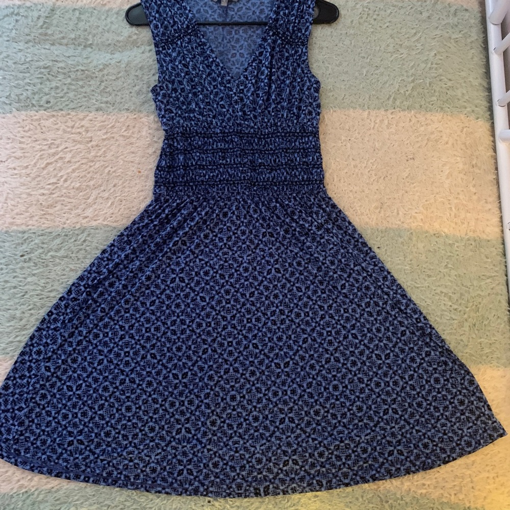 Daisy Fuentes Sleeveless Pull On Jersey Dress Blue size M